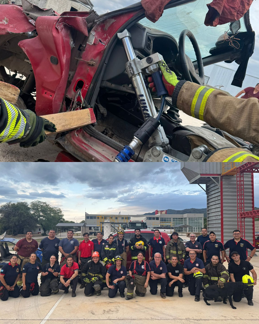 Nuevos instructores de Rescate Vehicular para la Agrupación Serrana certificados por la ANB