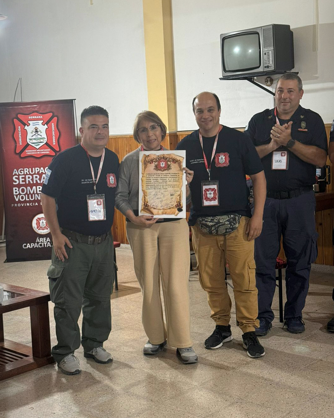 El coaching ontológico y el liderazgo marcaron el cierre del curso de Bomberos 3