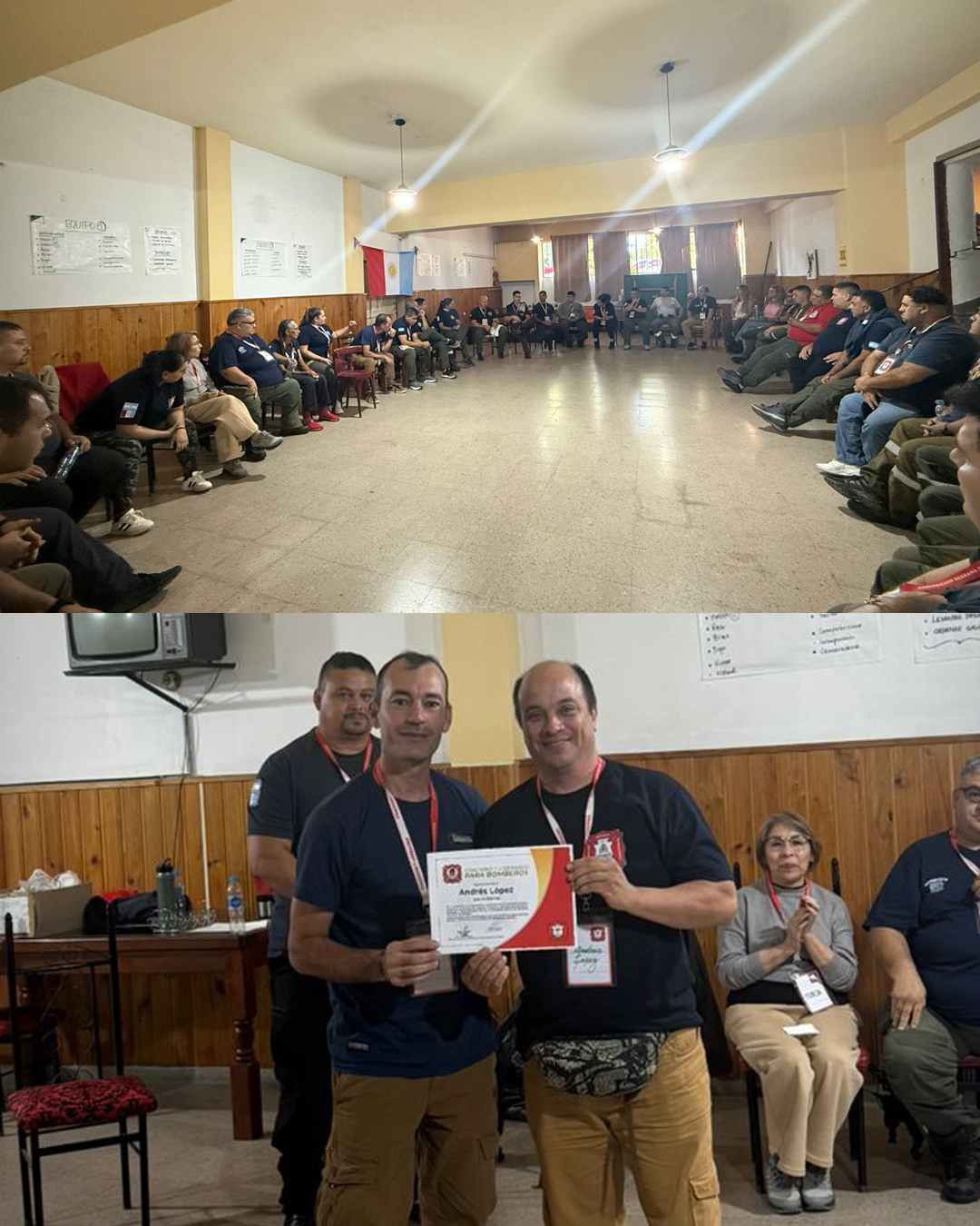 El coaching ontológico y el liderazgo marcaron el cierre del curso de Bomberos 3