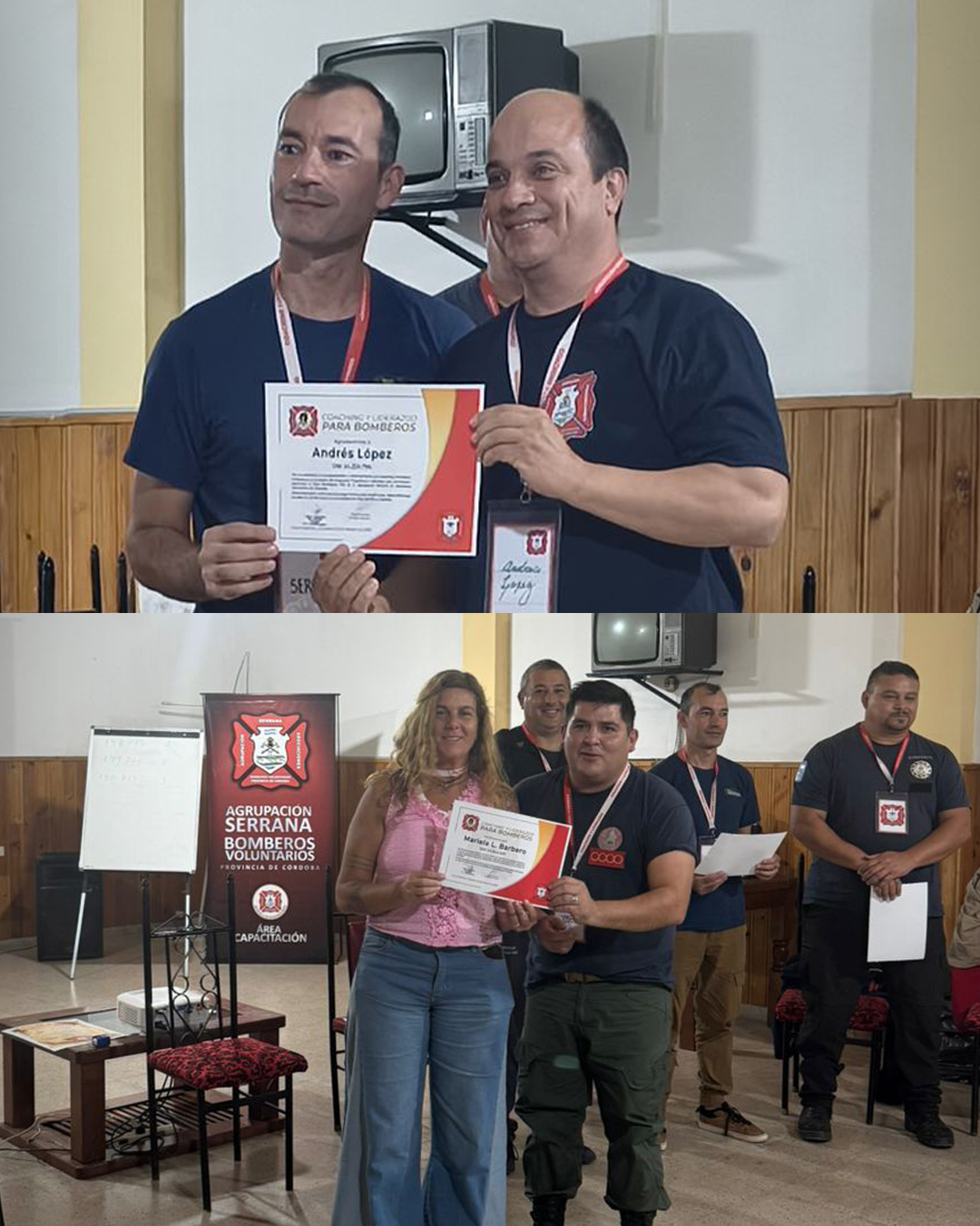 El coaching ontológico y el liderazgo marcaron el cierre del curso de Bomberos 3